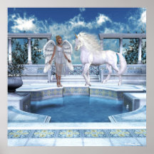 Angels Fae Unicorns Print