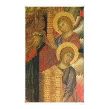 Angels from the Santa Trinita Altarpiece Gallery Wrap Canvas