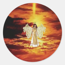 Angels in the Sky Sticker