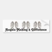 Angels Making a Difference Bumper Stickers