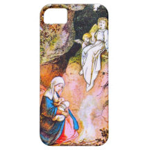 Angels watching over Jesus iPhone 5 Cover