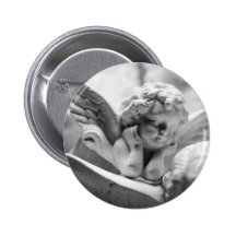 Angels Watching Over Me Pinback Buttons