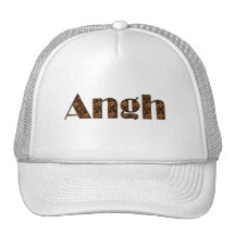 ANGH Name-Branded Personalised Fashion Cap Mesh Hats