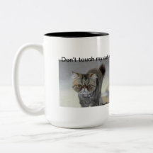 Angry Cat Face Mug