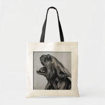 Angry cat tote bag