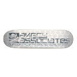 Angry Crew - White / Grey w/stencil 2 Custom Skate Board