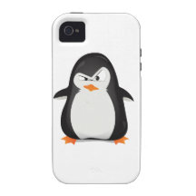 Angry Penguin Case-Mate iPhone 4 Case