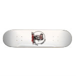 Angry Squirrel Logo Skateboard