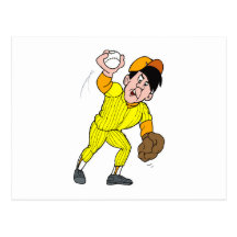 angry thrower post cards