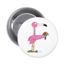 Animal Alphabet Flamingo Pin