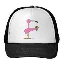 Animal Alphabet Flamingo Trucker Hat