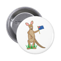 Animal Alphabet Kangaroo Buttons