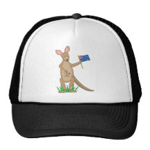 Animal Alphabet Kangaroo Trucker Hat