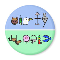 Animal Clean Dirty Dishwasher Magnet magnets