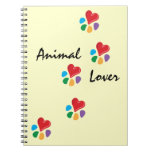 Animal Lover_Heart-Paw Footprints Notebook