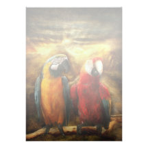 Animal - Parrot - Parrot-dise Personalised Invitations
