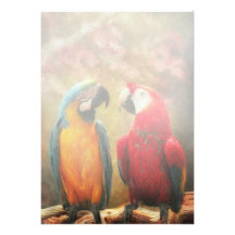 Animal - Parrot - We'll always have parrots Personalised Invite