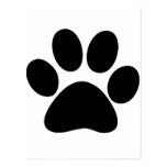 Animal Paw Postcards