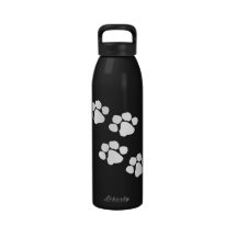 Animal Paw Prints Drinking Bottles