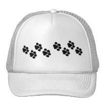 Animal Paw Prints Mesh Hat