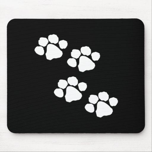 Animal Paw Prints Mousepad