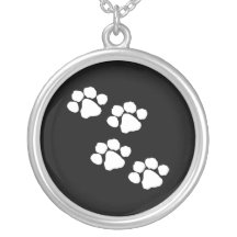 Animal Paw Prints Necklace