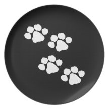 Animal Paw Prints Party Plates