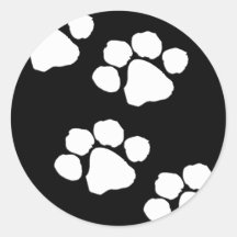 Animal Paw Prints Sticker