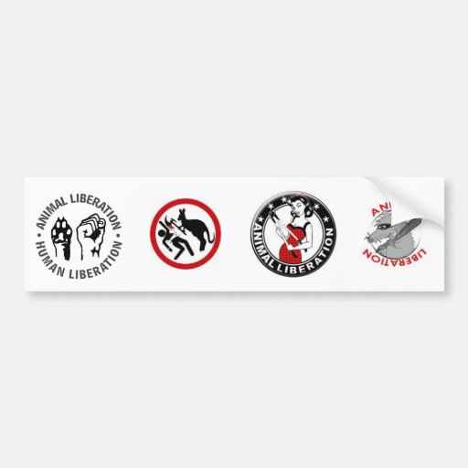 Animal rights stickers