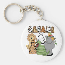 Animal Safari Key Chains