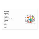 Animals Love the Earth T-shirts and GIfts Business Card Templates
