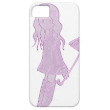 Anime Girl with Umbrella iPhone 5 Cover