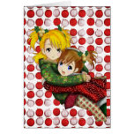 Anime Holiday Hug Cards