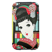 Anime Japanese Beauty iPhone 3 Case
