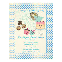 Anime Magical Days Invitation  Birthday Party