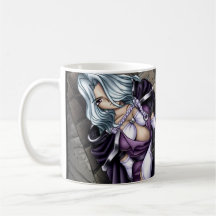 Anime Warrior Girl Coffee Mug