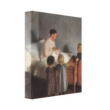 Anna Ancher - The little brother Gallery Wrapped Canvas