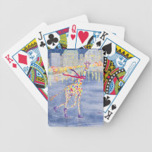 Annabelle on Ice Bicycle Playing Cards