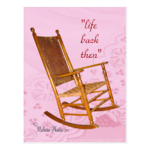 Anna's Antique Rocker- customise Post Cards