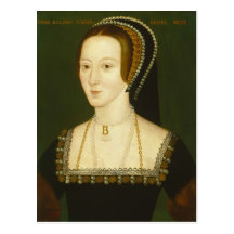 Anne Boleyn Second Wife of Henry VIII Portrait Post Card