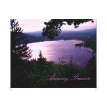 Annecy Lake, France Canvas Prints