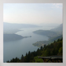 Annecy : le lac - poster