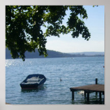 Annecy : le lac - poster