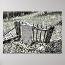 Annie Opie - Elkhorn Ghost Town - Montana Poster