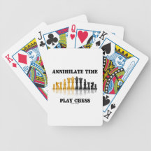 Annihilate Time Play Chess (Reflective Chess Set) Card Decks