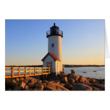 Annisquam Lighthouse Gloucester MA Card