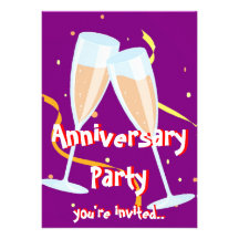 Anniversary party invitation
