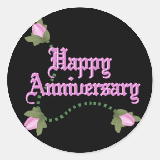 Anniversary Roses Sticker