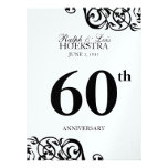 Anniversary table centerpiece party reception invitations