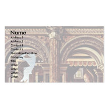 Annunciation Altar By Cossa Francesco Del Business Cards